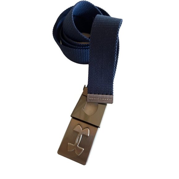 Under Armour Blue Adjustable Slide Golf Belt Size Medium - Picture 5 of 5